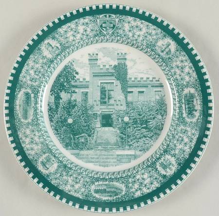 Culver Military Academy Green Dinner Plate