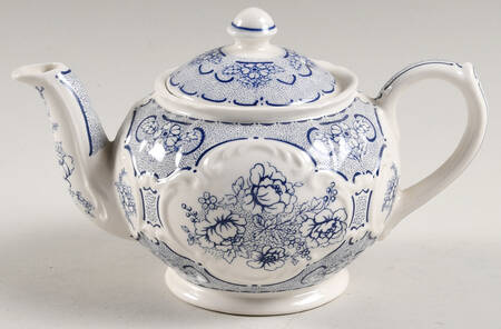 Afternoon Tea Collection Blue Individual Teapot & Lid