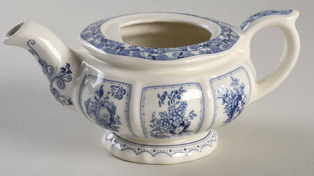 Afternoon Tea Collection Blue Individual Teapot No Lid