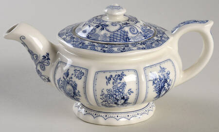 Afternoon Tea Collection Blue Individual Teapot & Lid