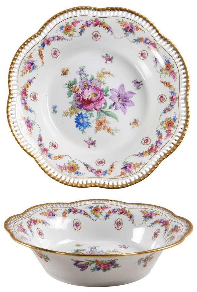 Dresdener Art 9" Round Vegetable Bowl