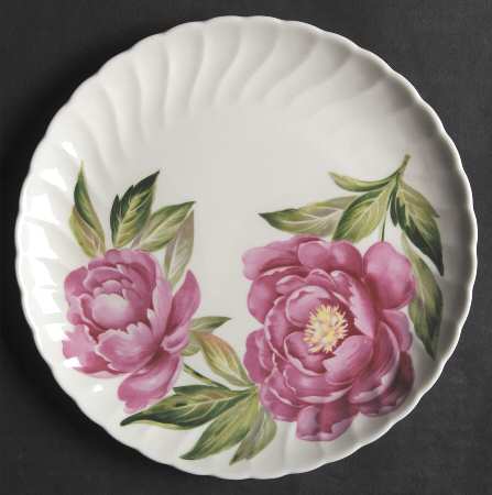 Floral Accent Plates II (No Trim) Salad Plate