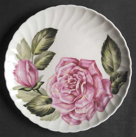Floral Accent Plates II (No Trim) Salad Plate