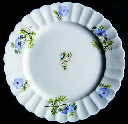 Blue Poppy (Fluted) by Shelley