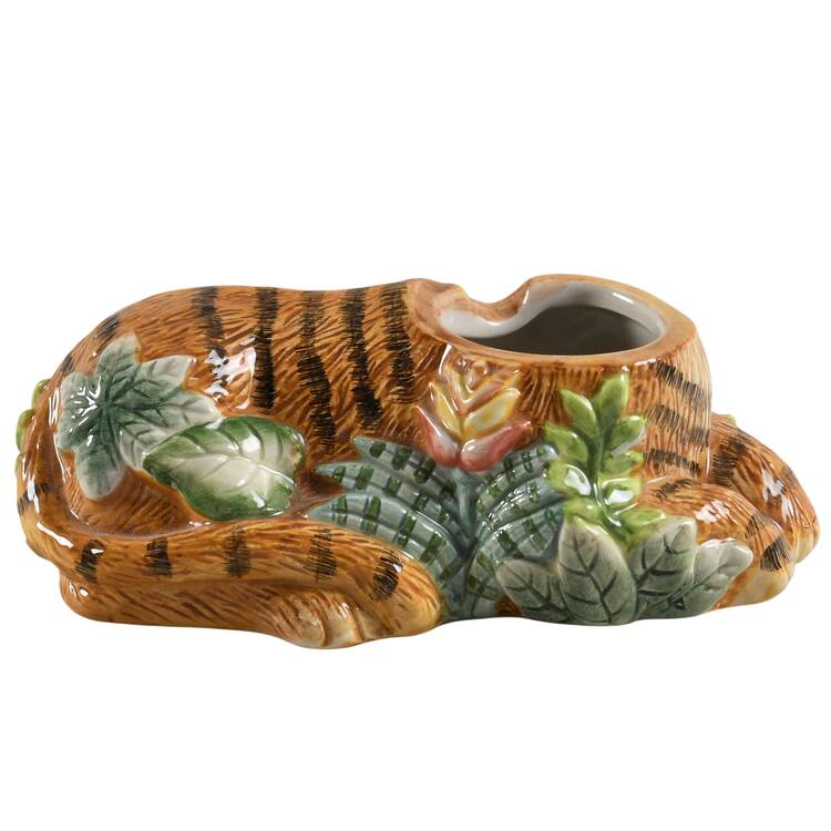 Jungle Figural Sugar Bowl No Lid