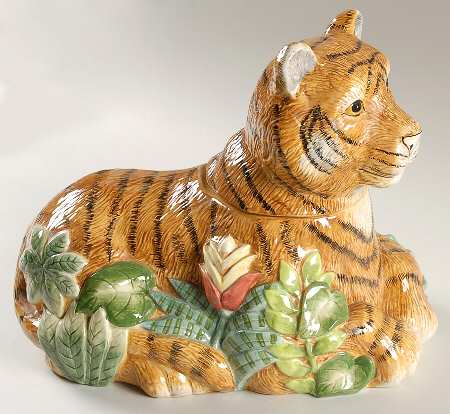 Jungle Cookie Jar & Lid