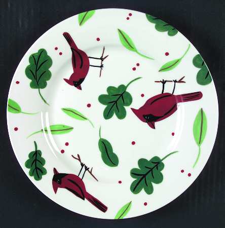 Holiday Cardinal Salad Plate