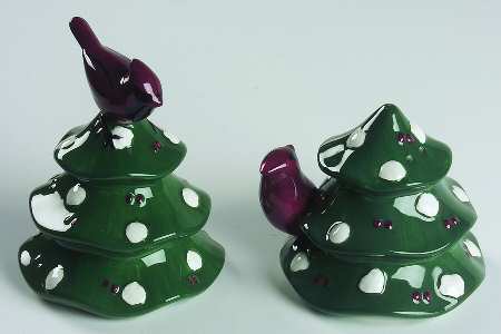 Holiday Cardinal Figural Salt & Pepper Set
