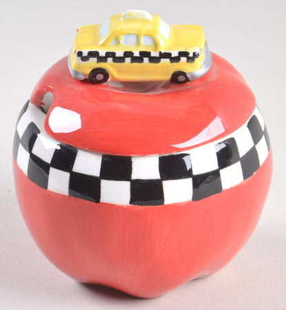 New York Taxi Sugar Bowl & Lid