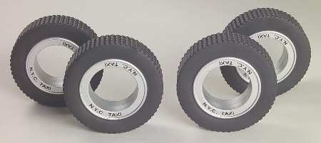 New York Taxi Figural Napkin Ring - Set of 4