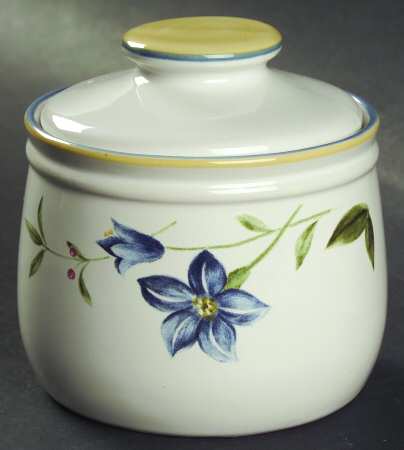 English Cottage Sugar Bowl & Lid