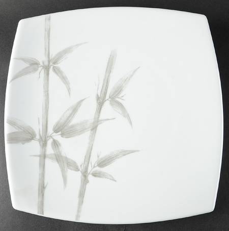 Silver Bamboo 12" Chop Plate (Round Platter)