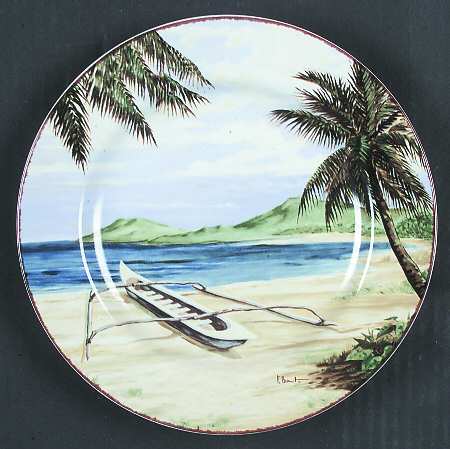 Plantation Home Salad Plate