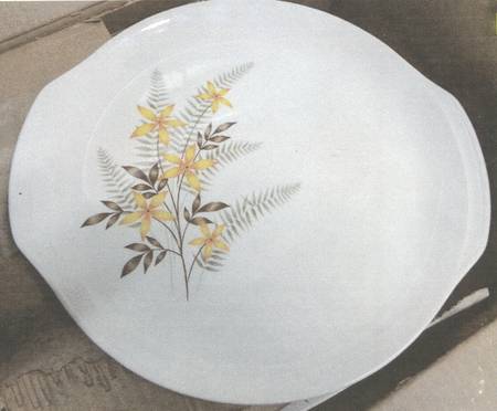 Calypso Handled Cake Plate