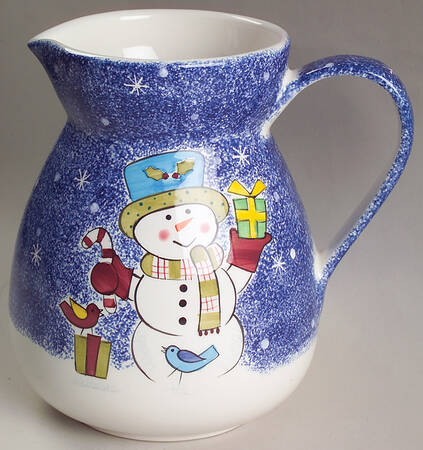 Frosty Snowman 48 Oz Pitcher