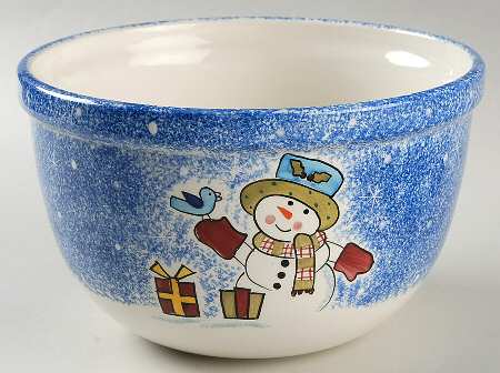 Frosty Snowman 8" Mixing Bowl