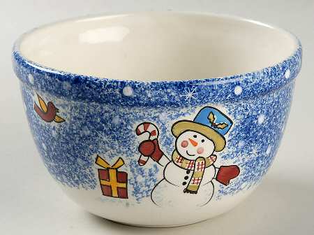 Frosty Snowman 6" Mixing Bowl