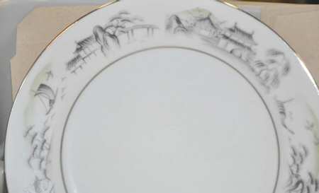 SAN77 Black Dinner Plate
