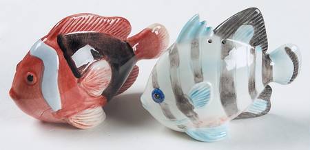 Sea Colors Figural Salt & Pepper Set