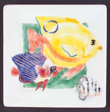 Sea Colors Salad Plate