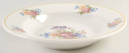 Colonial (Restaurant, Off White) Rim Soup Bowl