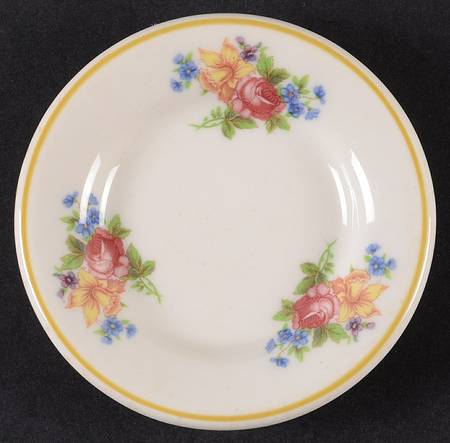 Colonial (Restaurant, Off White) Butter Pat
