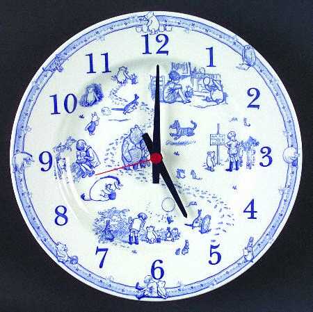 Classic Pooh Discovery (Blue) Clock Plate