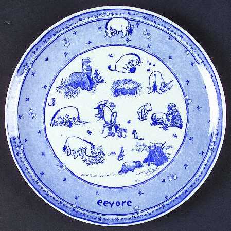 Classic Pooh Discovery (Blue) Wall Plate