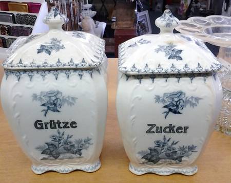 Flores Large Canister & Lid