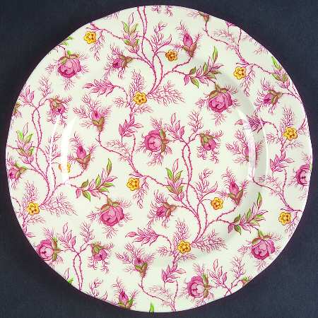 Rosebud Chintz (S3715, Cream) Salad Plate