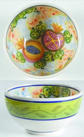 Pomegranate Coupe Cereal Bowl