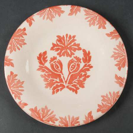 Caldas Autumn Red Accent Salad Plate
