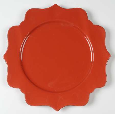 Caldas Autumn Red Service Plate (Charger)