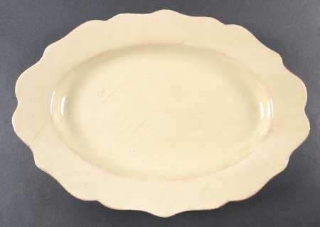Caldas Camomille (Light Yellow) 16" Oval Serving Platter