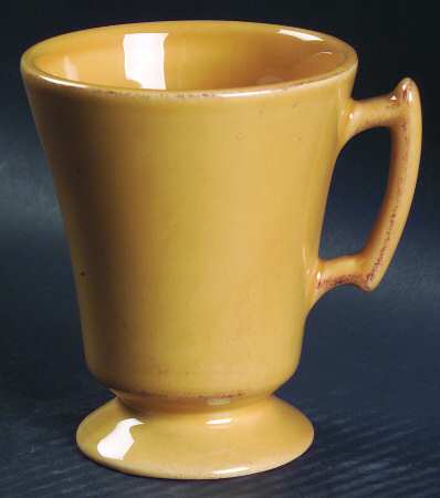 Caldas Mustard (Dark Yellow) Pedestal Mug
