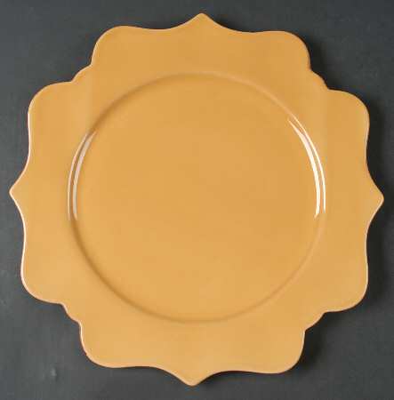 Caldas Mustard (Dark Yellow) Service Plate (Charger)