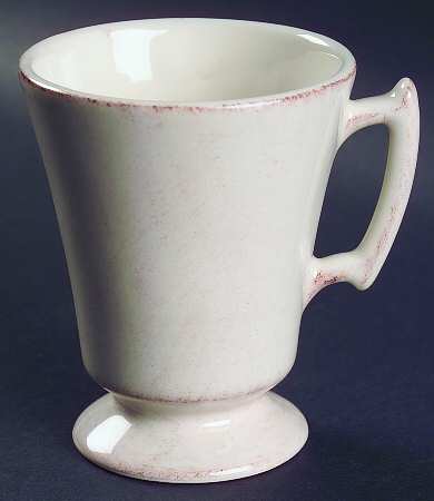 Caldas Ecru (Off White Tan) Footed Mug