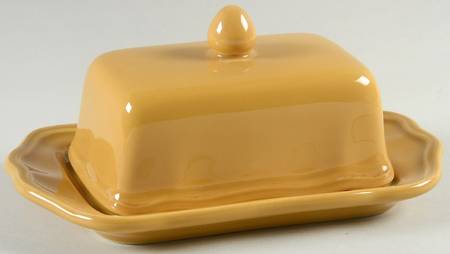 Corricoware Mustard 1/4 Lb Covered Butter
