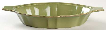 Corricoware Green 12" Augratin