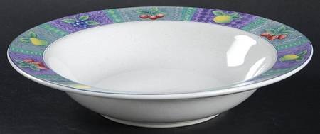 Country Harvest Rim Soup Bowl