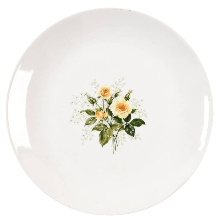 Cathy Rose Yellow (Coupe, No Trim) Salad Plate
