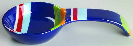 Colorfest Spoon Rest/Holder (Holds 1 Spoon)
