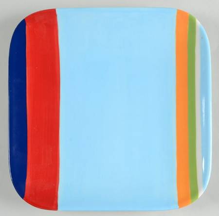 Colorfest Square Salad Plate