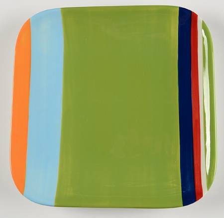 Colorfest Square Salad Plate