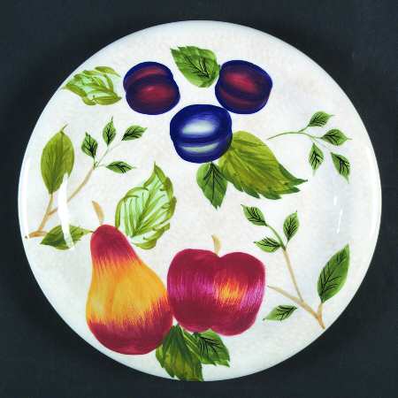 Sonoma (Tan Sponged Body, Coupe Shape) Salad Plate