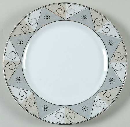 Sterling Scroll Salad Plate