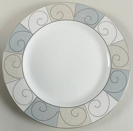 Sterling Scroll 12" Chop Plate (Round Platter)