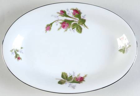 Silvia (Platinum Trim) Relish/Gravy Underplate