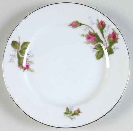Silvia (Platinum Trim) Bread & Butter Plate