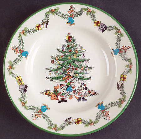 Disney Christmas Tree Celebration Canape Plate
